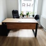 Biurko narożne dla firmy Aroma Projekt z Łodzi