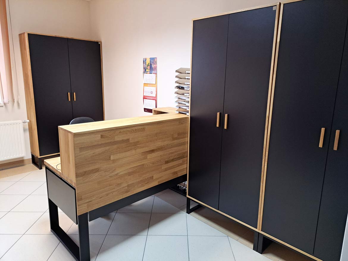 Biurko recepcyjne dla Szpitala Powiatowego w Chełmży