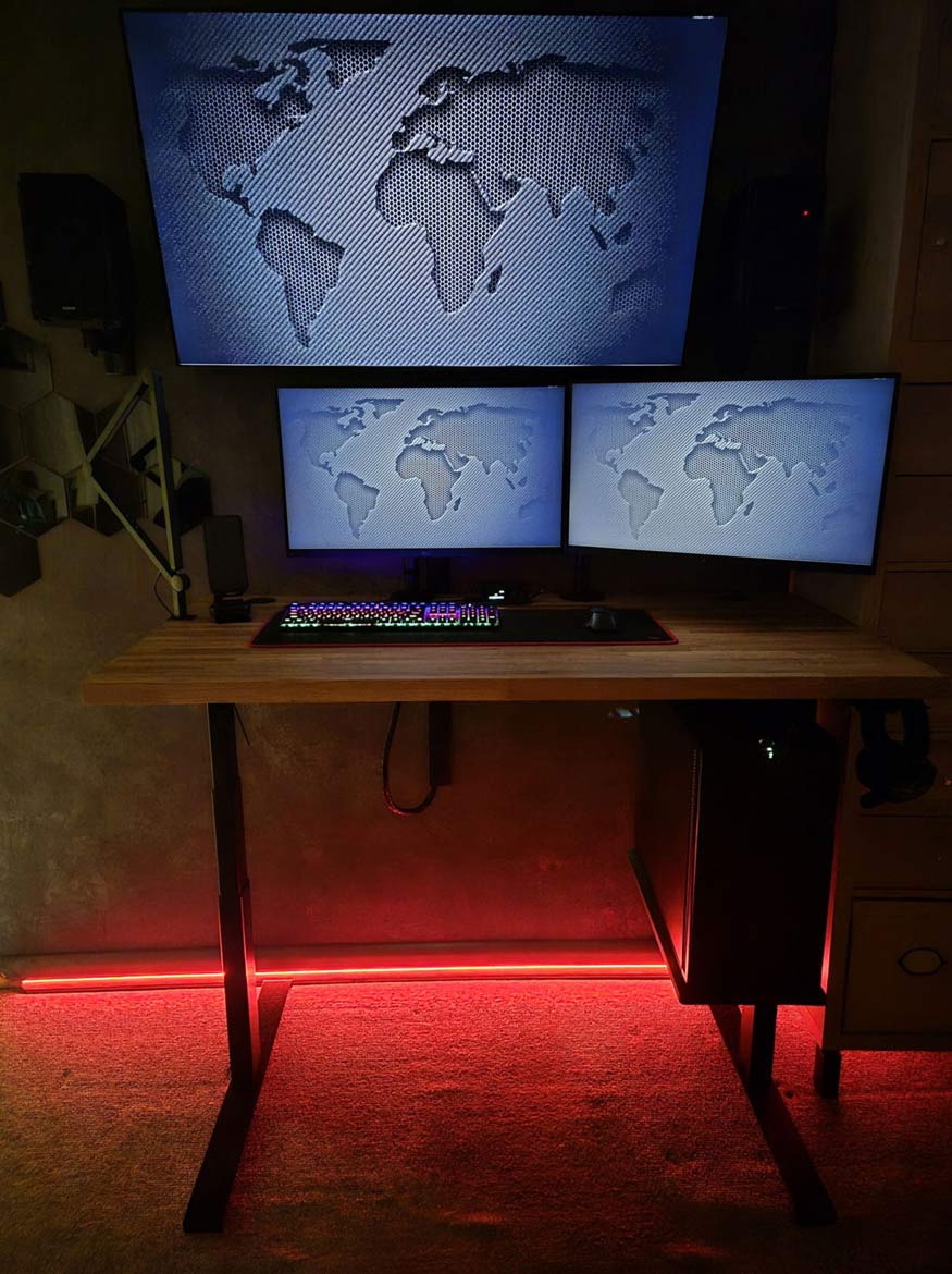 Biurko regulowane dla Pana Mariusza z branży IT