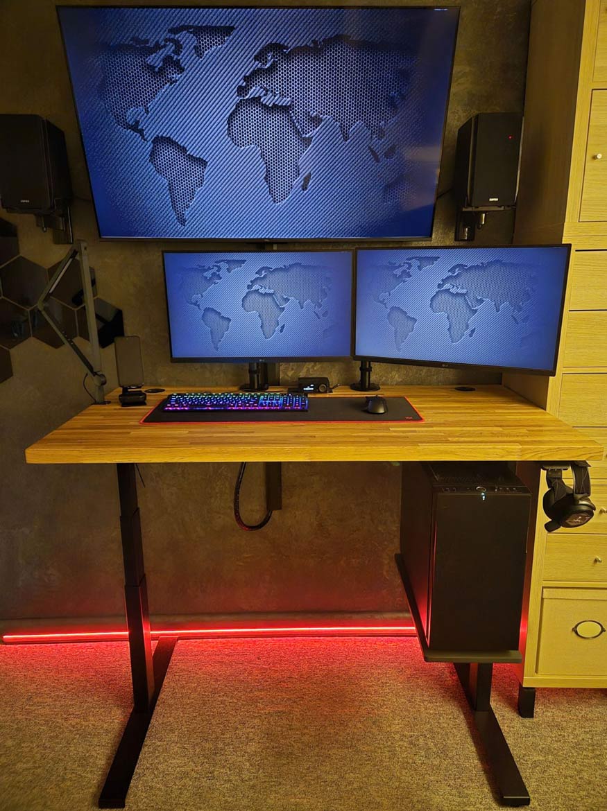 Biurko regulowane dla Pana Mariusza z branży IT