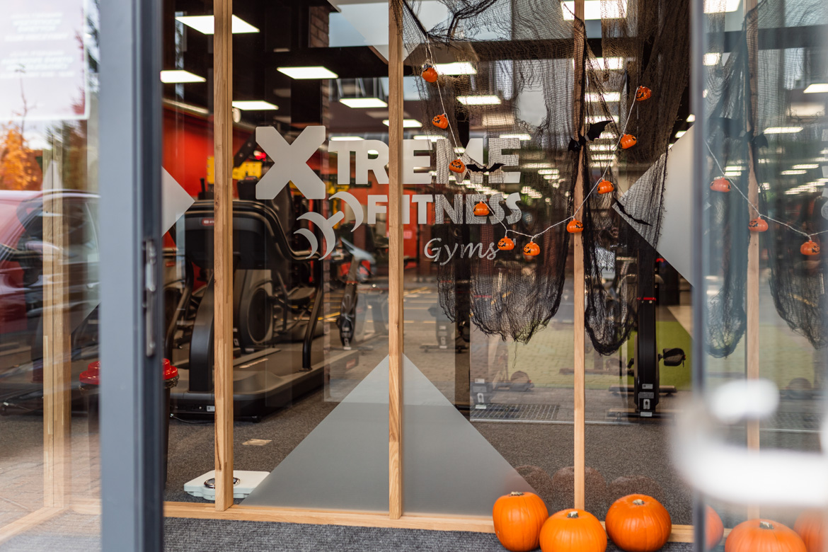 branding wejścia klub fitness