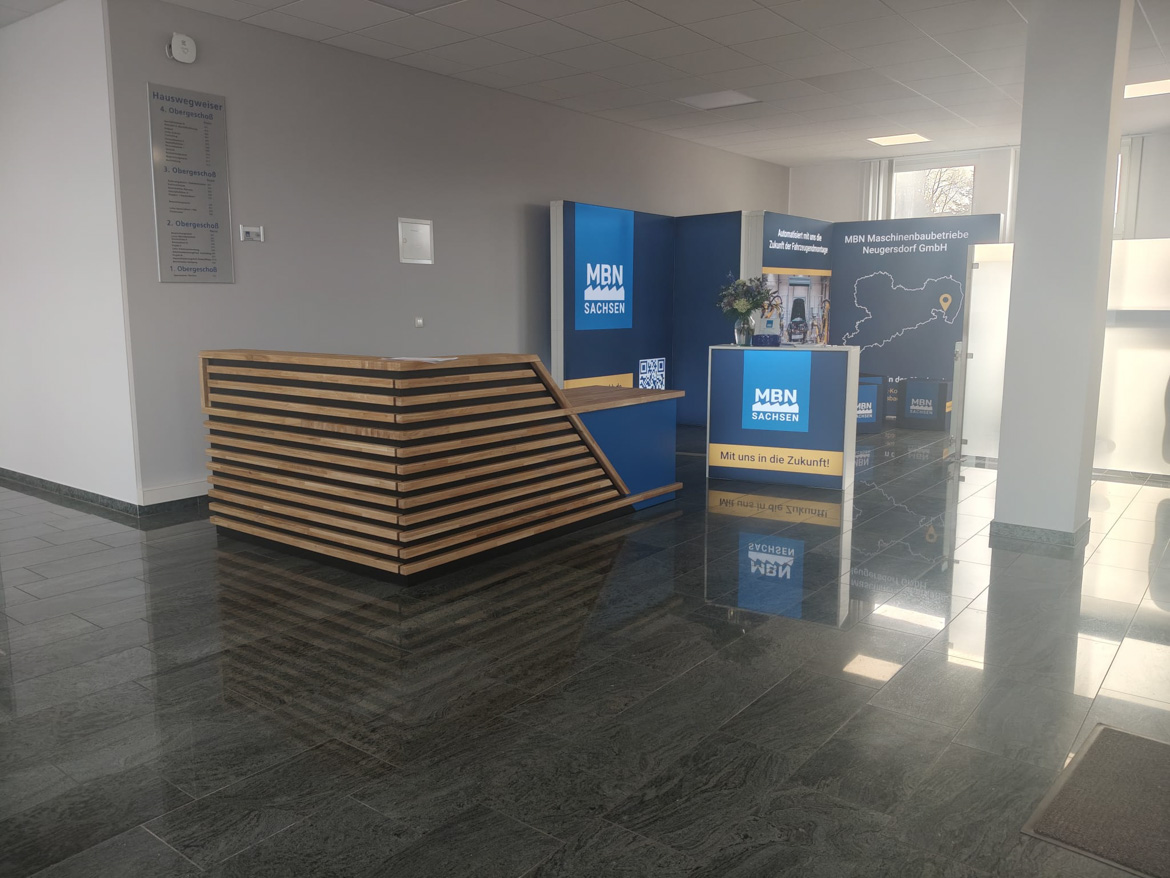 Lada recepcyjna dla MBN Maschinenbaubetriebe Neugersdorf GmbH (Niemcy)