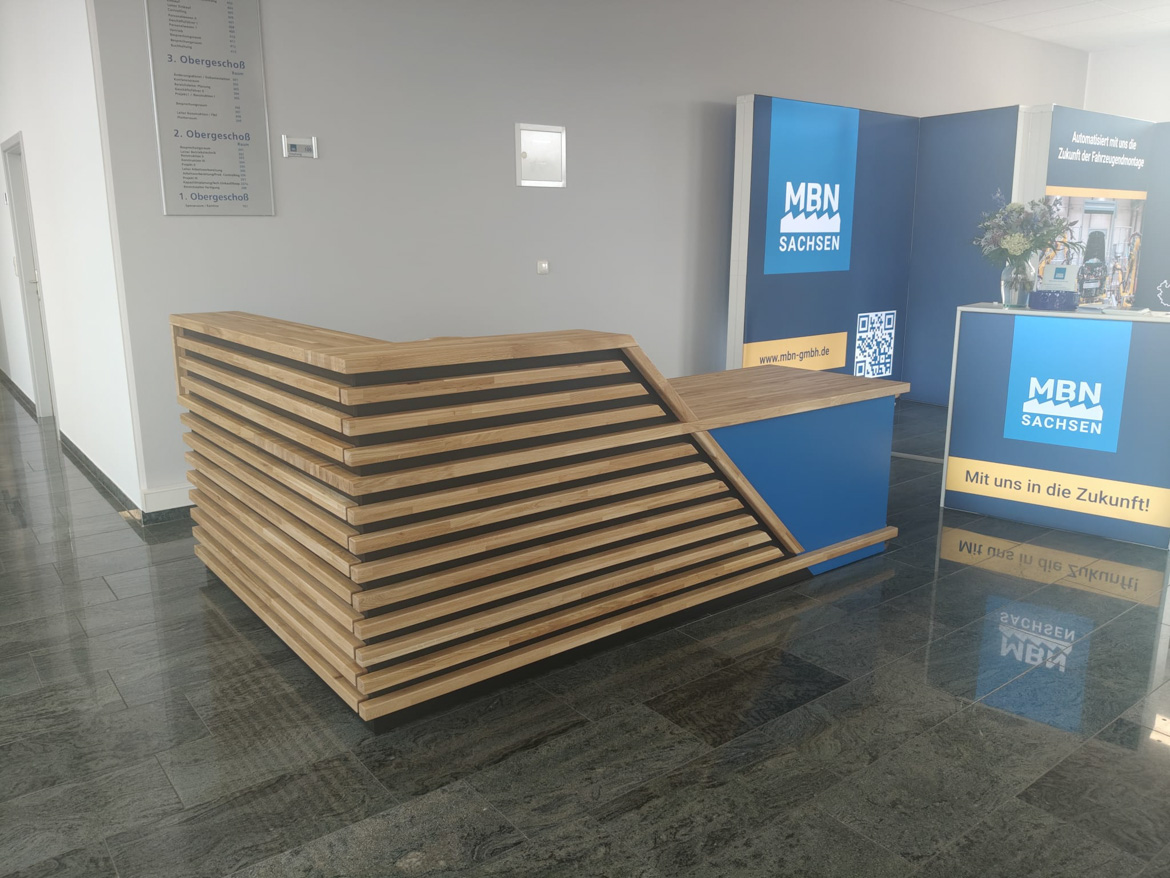 Lada recepcyjna dla MBN Maschinenbaubetriebe Neugersdorf GmbH (Niemcy)