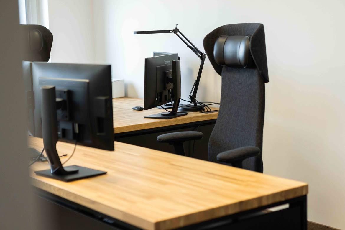 Wyposażenie siedziby Quantum Innovations Sp. z o.o. w Piotrkówku Małym