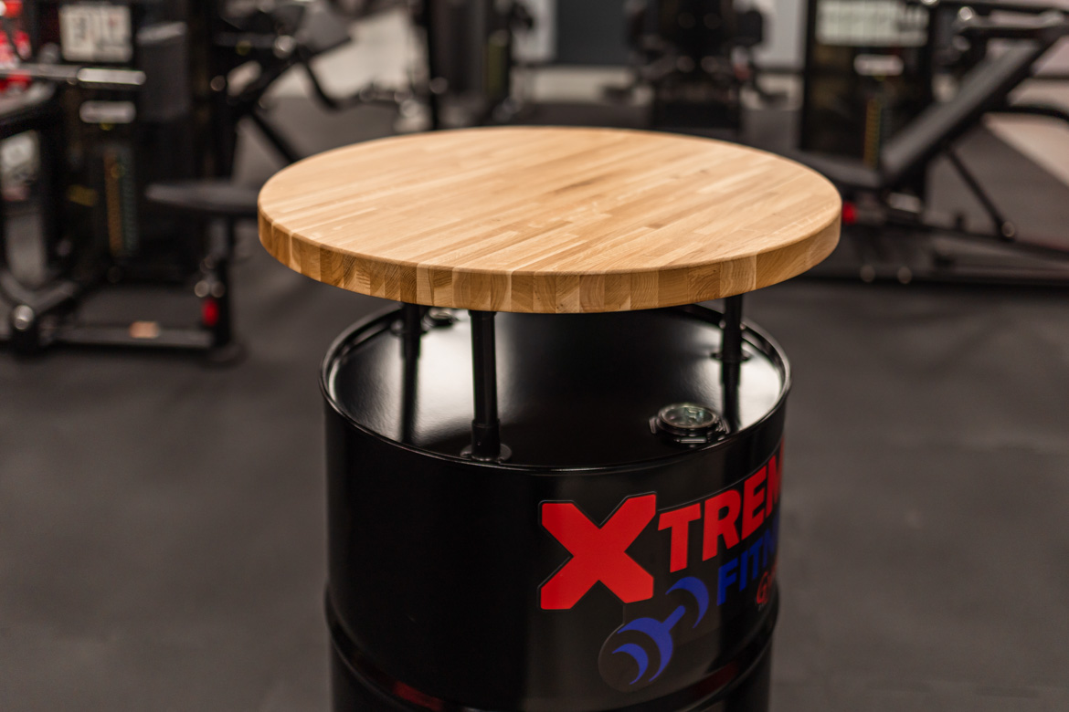 stolik do klubu fitness i siłowni