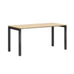 wytrzymałe biurko do pracy z metalową konstrukcją