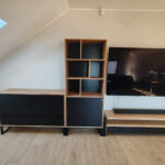 Zabudowa meblowa na poddaszu domu Pana Karola w Paniówkach