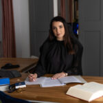 Białe biurko narożne dla Pani Marty - radcy prawnego z Oławy pod Wrocławiem