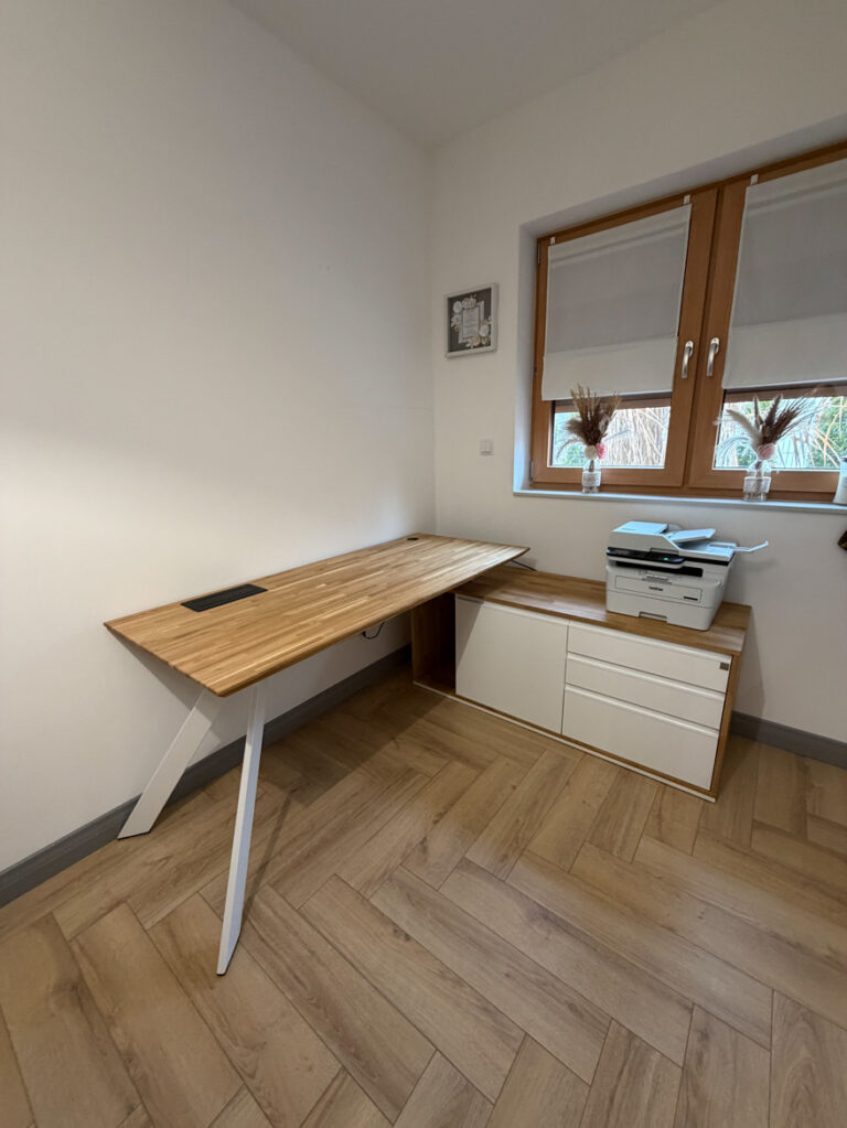 Biurko narożne dla Pana Przemysława z Osielska pod Bydgoszczą