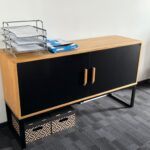 Komoda dwudrzwiowa z drewnem dla Pani Joanny z Torunia