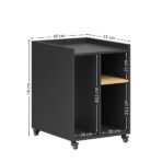 Wielofunkcyjna szafka biurowa na kółkach do drukarki