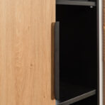 regał na dokumenty w kolorze drewna