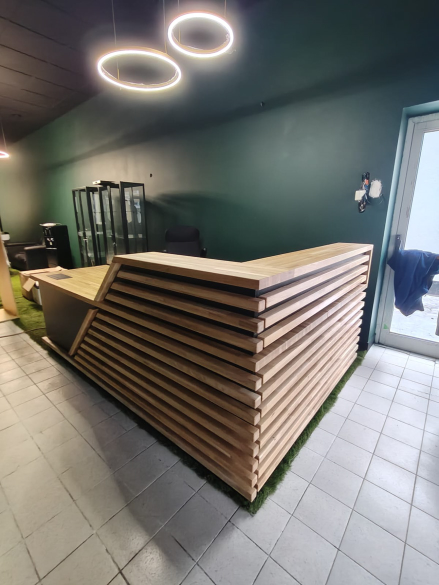 Lada recepcyjna dla Gym-Medical w Grudziądzu