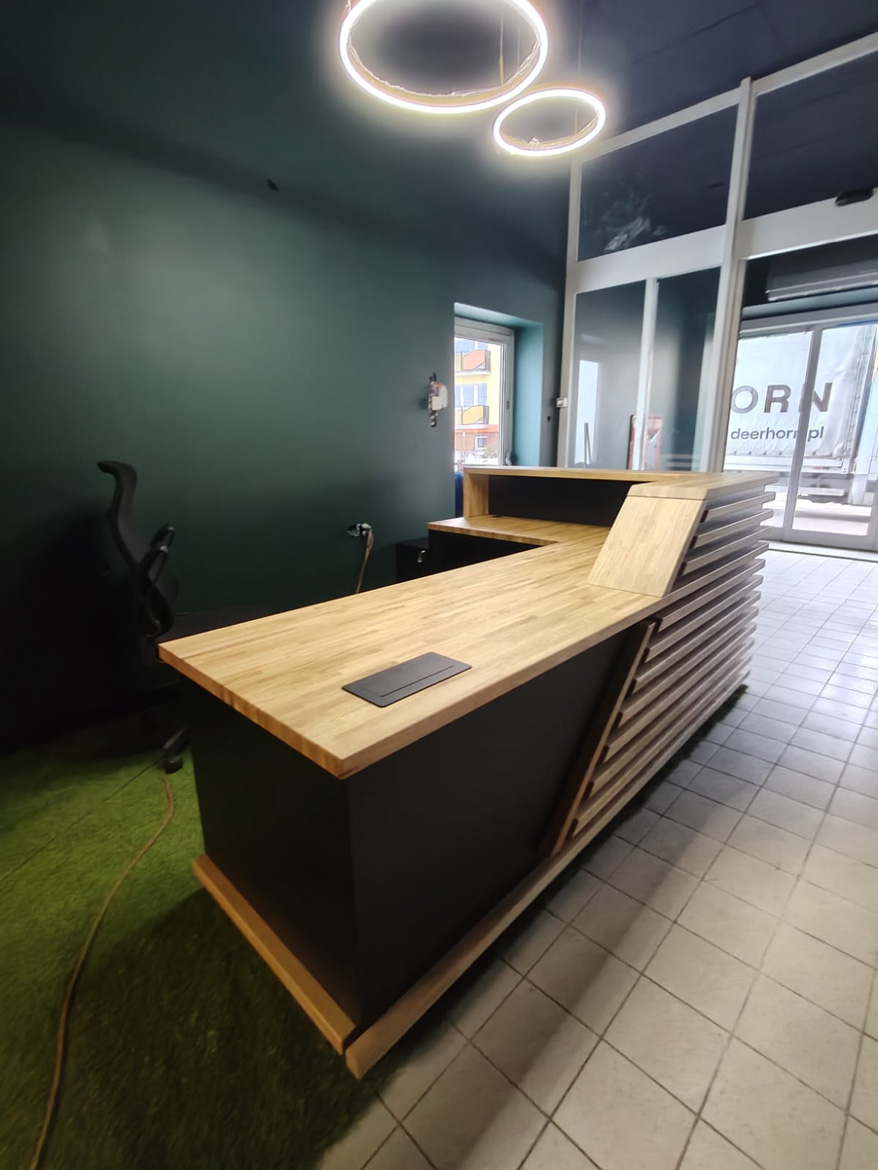 Lada recepcyjna dla Gym-Medical w Grudziądzu