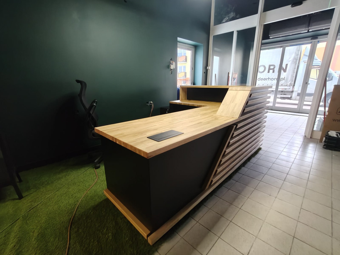 Lada recepcyjna dla Gym-Medical w Grudziądzu