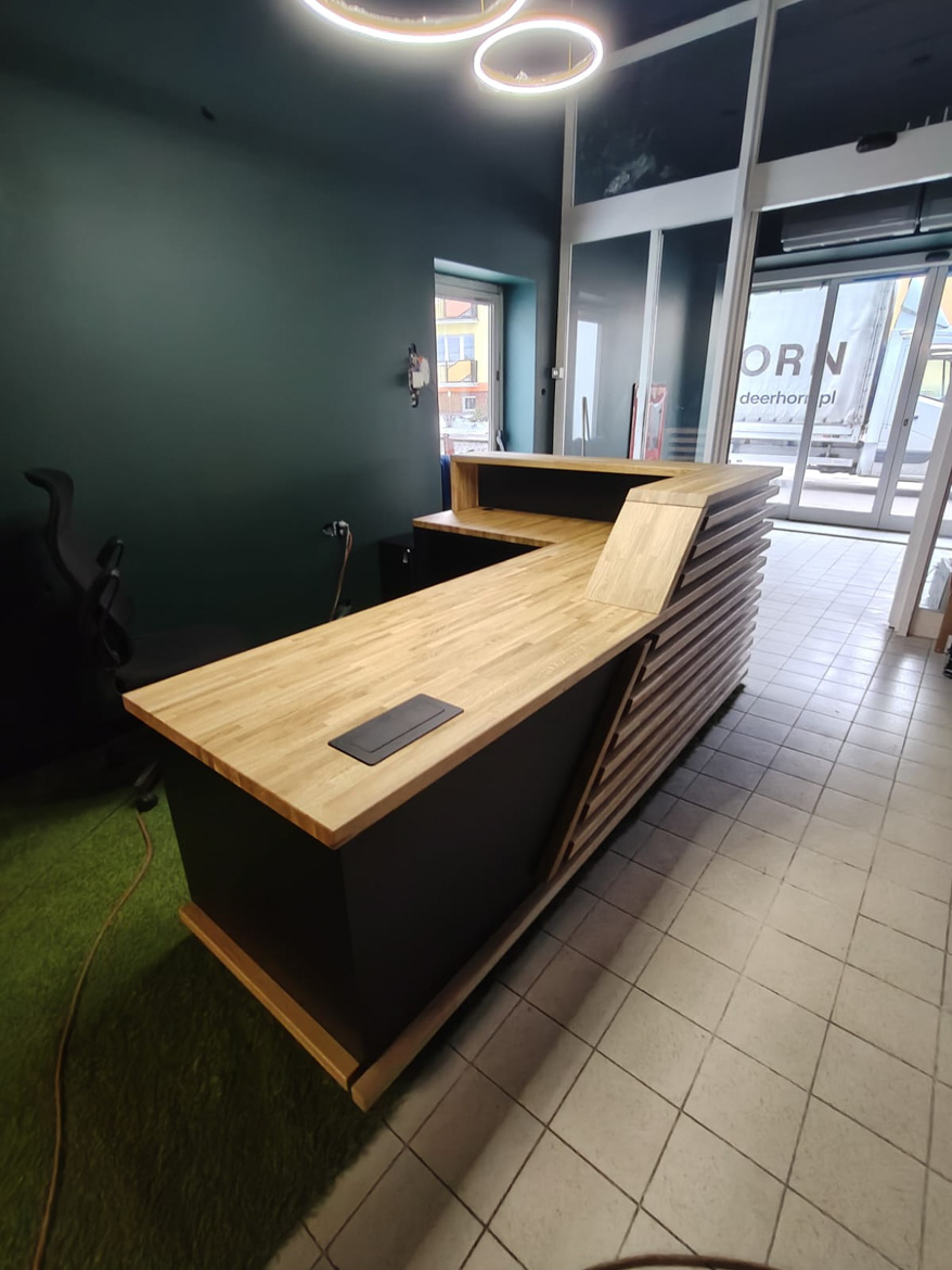 Lada recepcyjna dla Gym-Medical w Grudziądzu