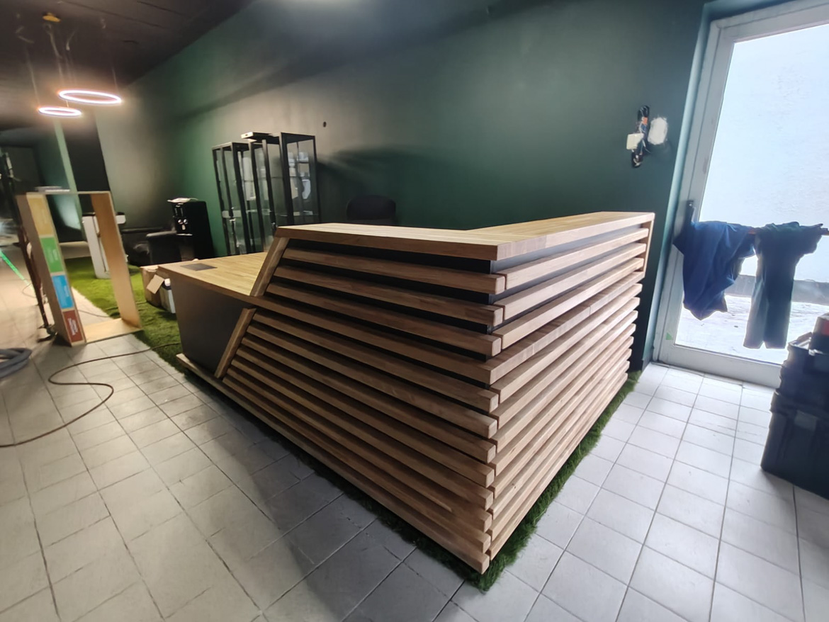 Lada recepcyjna dla Gym-Medical w Grudziądzu