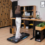 Biurko regulowane z bieżnią