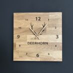 zegar biurowy ścienny drewniany