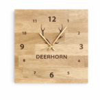 zegar biurowy ścienny drewniany ze wskazówkami