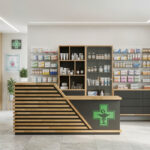 Zestaw mebli do aptek i punktów farmaceutycznych