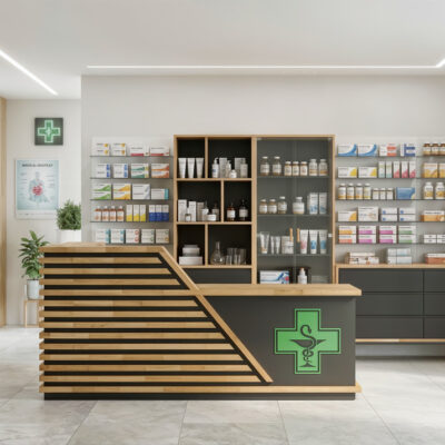 zestaw mebli dla aptek