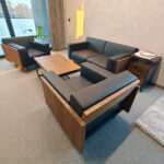 Zestaw wypoczynkowy do biura producenta elektroniki HEKATO w Szewcach (okolice Wrocławia)