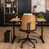 biurko standing desk wood top