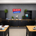 Zabudowa biurowa na wymiar dla firmy Blachy Ziemiński